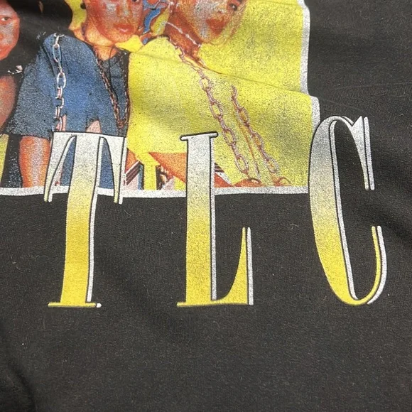 TLC Black Gildan Heavy Blend Crew Neck Sweatshirt Sz M GUC - Picture 8 of 11